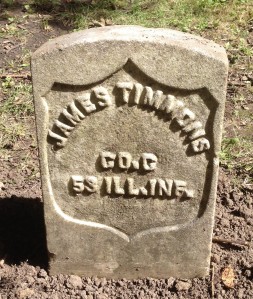 James Timmons tombstone